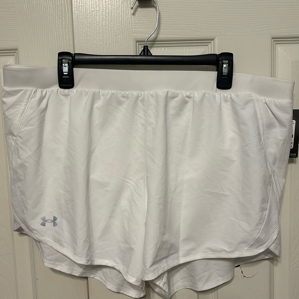 Under Armour Women's Athletic Shorts - White